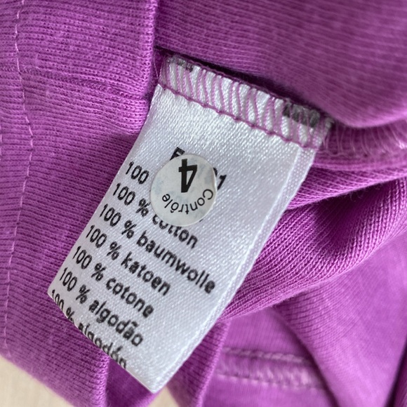 Lacoste girls purple polo shirt - Picture 6 of 7